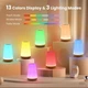 Сенсорная настольна LED лампа - ночник RGB с аккумулятором / регулированая яркость / смена цветов + пульт управления - изображение 3