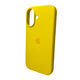 Захисний чохол-накладка Silicone Full Case AA Open Cam для Apple iPhone 16 Sunny Yellow Sunny (FullOpeAAi16-56) - зображення 3