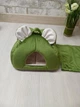 Будиночок для гризунів, щуриків, морських свинок Animals_joy Юрта-тунель M 28*28см (004) - зображення 5