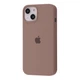 Чехол силиконовый микрофибра (AA) Epic Silicone Case Full для Apple iPhone 15 clay - изображение 1