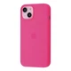 Чехол силиконовый микрофибра (AA) Epic Silicone Case Full для Apple iPhone 15 barbie pink - изображение 1