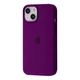 Чехол силиконовый микрофибра (AA) Epic Silicone Case Full для Apple iPhone 15 purple - изображение 1