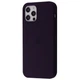 Чехол силиконовый Premium Silicone Case Full для Apple iPhone 12 Pro Max elderberry + Подарок защитное стекло ESD Mietubl для Apple iPhone - изображение 2