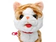 Мягкая интерактивная игрушка Котик (рыжий), JS2263 - изображение 7