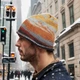 Шапка "Финикс F", шапка бини ролл для мужчин, женщин и подростков, ручная работа от PRIGRIZ, 50-58 см - изображение 1