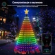 Умная Smart гирлянда на елку со звездой, управление с пульта и смартфона iDeal LED 2.1м (1100) - изображение 6