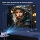 Проектор HY350 Pro 580ANSI Android 11 4K 1080P Wifi6 Голосове керування Allwinner H713 Електронний фокус BT 5.0 Домашній кінотеатр GREY/СІРИЙ - зображення 6