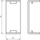 Накладка на стик кабель-канала 40x18 / ПВХ OBO Bettermann 6193528 - изображение 2
