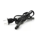 Кабель живлення CN 1.5m, 0.5mm, PC-184/2 A-C7 2 pin (американський роз'єм), Black, OEM Q50 - зображення 1