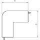 Зовнішній кут кабель-канала 40x25 / ПВХ OBO Bettermann 6192181 - изображение 2