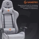 Геймерское игровое кресло GamePro GC575FB Size L Fabric Gray (GC575FG) - изображение 13