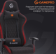 Игровое кресло GamePro GC700FB RGB Size L Fabric Black (GC700FB) - изображение 14