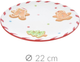 Talerz Home Styling Collection Gingerbread świąteczny Ø 20 cm (8720573819787) - obraz 2