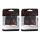 Игровые геймерские напальчники Sarafox Wasp Feelers v1 для пабга игры на телефоне пубг pubg mobile 2 пары Черный с красным - изображение 8