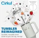 Термокружка с ручкой Cirkul All-Day StrawSip из нержавеющей стали Серая 1183 мл - изображение 2
