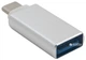 Адаптер ExtraDigital SuperSpeed USB 3.0 AF - USB Type C (KBU1665) - зображення 2