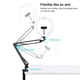 Кольцевая LED-лампа 26 см со штативом для съемки, USB-питание, 3200–5600K, 3 режима освещения (634F3E291EF8) - изображение 8