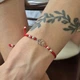 Серебряный Красный браслет без камней Оберег Цветок Лотоса серебро 925 пробы Родированное 75290 0.89г - изображение 2