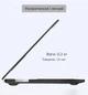Плюшевый защитный чехол-накладка Macbook Air 15.3" M2 A2941 (2023г) / M3 (2024г) A3114 / M4 (2024г) A3241 Розовый - изображение 7