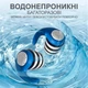 Беруші для плавання сну з високим шумоподавленням силіконові затички для вух GDragon Home для роботи подорожей багаторазові захисні у вигляді акулячих плавців Сині 56_2_2 - зображення 5