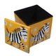 Коробка складная для хранения вещей Stenson WW01369 30х30х30см Жовтий - зображення 3
