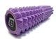 Массажный ролик EasyFit Solid Grid Roller 45 см v.2.2s фиолетовый (цельнолитой роллер, устойчивый к повреждениям валик, цилиндр, массажер для спины, ног, рук, шеи) - изображение 1