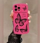 Панель EverithingWillBeAllRight з метеликами для Apple Iphone 13 ProMax Pink - зображення 3