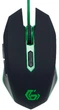 Мышь Gembird MUSG-001-G USB Black/Green (MUSG-001-G) - изображение 1