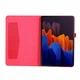 Чехол Cloth Pattern Case для Samsung Galaxy Tab S7 / S8 11.0 (Wake / Sleep) Red - изображение 4