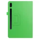 Чехол-книжка Litchi Leather Case для Samsung Galaxy Tab S7 / S8 11.0 (Wake / Sleep) Green - изображение 5