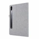 Чехол Cloth Pattern Case для Samsung Galaxy Tab S7 / S8 11.0 (Wake / Sleep) Grey - изображение 8