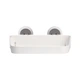Полка MVM BP-3 клеящаяся пластиковая Белая (BP-3 WHITE) - изображение 1