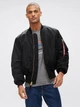 Бомбер чоловічий Alpha Industries MA-1 Blood Chit MJM21300C1 4XL Чорний (640631680617) - зображення 1