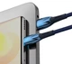 Кабель Baseus Glimmer Series Fast Charging Cable USB to Type-C 100W 1m CADH000403 Blue - изображение 5