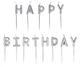 Свечи буквы "HAPPY BIRTHDAY" серебро - изображение 1