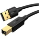 Print Cable UGREEN US135 USB 2.0 AM to BM 1m, Black - изображение 2