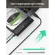 Адаптер підключення HDD / SSD UGREEN CM321 Type-C 3.0 to 2.5-Inch SATA Converter 50cm, Black - зображення 3
