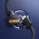 Видео кабель UGREEN HD106 HDMI to DVI Cable 2m, Black - изображение 2