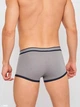 Трусы-боксеры Kappa Boxer Uomo Elastico Logo centrato серый 2XL Муж K1231 GrigioUnito-2XL - изображение 2