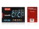 Портативные музыкальные колонки для компьютера FT-165 9690 2.0 черный с синим - изображение 4
