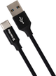 Kabel ColorWay USB Type-C 2.4A 2 m Black (CW-CBUC008-BK) - obraz 3