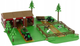 Farma z akcesoriami Leantoys Barn Animal Homestead Farm Dwa traktory (5904204758109) - obraz 5