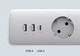 Удлинитель - зарядное устройство UGREEN CD286 30W 3 AC Power Strip with Master Switch (25357) - изображение 3