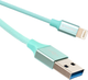 Кабель ColorWay USB - Apple Lightning 2.1A 1 m Mint (CW-CBUL004-MT) - зображення 3