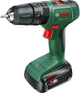Акумуляторний ударний дриль-шуруповерт Bosch EasyImpact 18V-40 + 2x акумулятори 2.0 Ah + набір з 34 предметів (АС Xline) + зарядний пристрій AL 18V-20 + кейс (06039D8109) - зображення 2