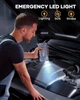 Пусковий пристрій YABER AUTO 3000A Peak 12800mAh Бустер для авто з функцією Power Bank + ліхтар - изображение 4