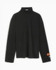 Світшот Heron Preston Hpny Embroidered Rollneck Sweater Black HMAB027C99JER0021001 XXL - зображення 2