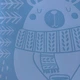Новогодние наклейки на окна Белый медведь с чашкой елочки снежинки Happy Pocket Набор M глянцевая Белый (HP-121M-010GL) - изображение 10