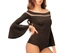 Купальник для танців з рукавом Dolls Black розмір XL колір Чорний (00213-bk-xl) - изображение 2
