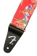 Ремінь гітарний FENDER STRAP 2" HAWAIIAN STRAPS RED FLORAL (236945) - изображение 2